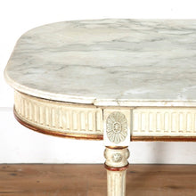 Load image into Gallery viewer, Late 19th Century French Marble Topped Dining Table