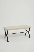 Load image into Gallery viewer, Wrought Iron Long Stool