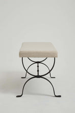 Load image into Gallery viewer, Wrought Iron Long Stool