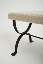 Load image into Gallery viewer, Wrought Iron Long Stool