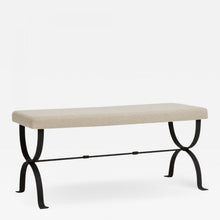 Load image into Gallery viewer, Wrought Iron Long Stool