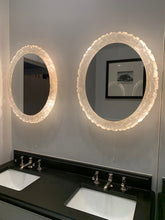Load image into Gallery viewer, 1970s Illuminated Oval Erco Lucite Wall Mirror. 3 available.