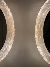 Load image into Gallery viewer, 1970s Illuminated Oval Erco Lucite Wall Mirror. 3 available.