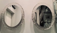 Load image into Gallery viewer, 1970s Illuminated Oval Erco Lucite Wall Mirror. 3 available.