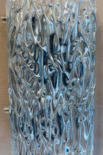 Load image into Gallery viewer, Pair of Small 1960s Kalmar Waved Glass Wall Lights