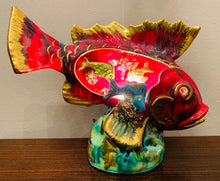 Load image into Gallery viewer, 1960S French Vallauris Ceramic Fish Table Lamp