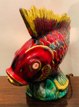 Load image into Gallery viewer, 1960S French Vallauris Ceramic Fish Table Lamp