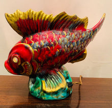 Load image into Gallery viewer, 1960S French Vallauris Ceramic Fish Table Lamp