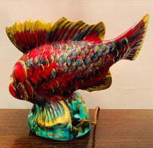 Load image into Gallery viewer, 1960S French Vallauris Ceramic Fish Table Lamp