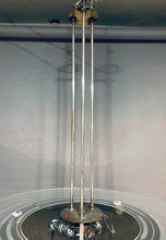 Load image into Gallery viewer, 1950s Art Deco Chrome & Glass Saturn Ring Chandelier