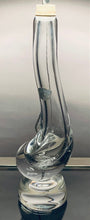 Load image into Gallery viewer, 1950s Val St Lambert Clear Glass 'Swan' Table Lamp