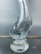 Load image into Gallery viewer, 1950s Val St Lambert Clear Glass 'Swan' Table Lamp