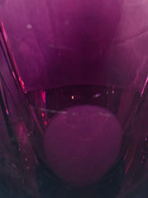 Load image into Gallery viewer, 1950s Val St Lambert Purple & Clear Glass Table Lamp