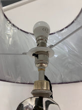 Load image into Gallery viewer, 1950s Val St Lambert Purple Glass Table Lamp