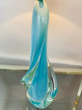 Load image into Gallery viewer, 1950s Val St Lambert Turquoise Table Lamp