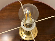 Load image into Gallery viewer, 1950s Val St Lambert Ruby Red Crystal Table Lamp