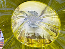 Load image into Gallery viewer, 1950s Val St Lambert Lime Green Glass Table Lamp