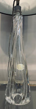 Load image into Gallery viewer, 1950s Val St Lambert Clear Glass Table Lamp