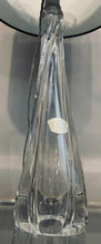 Load image into Gallery viewer, 1950s Val St Lambert Clear Glass Table Lamp