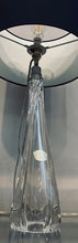 Load image into Gallery viewer, 1950s Val St Lambert Clear Glass Table Lamp