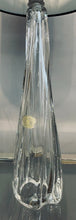 Load image into Gallery viewer, 1950s Val St Lambert Clear Glass Table Lamp
