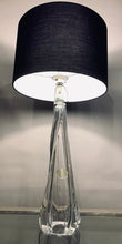 Load image into Gallery viewer, 1950s Val St Lambert Clear Glass Table Lamp