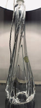 Load image into Gallery viewer, 1950s Val St Lambert Clear Glass Table Lamp