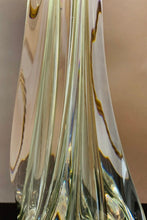Load image into Gallery viewer, 1950s Val St Lambert Green Glass Table Lamp