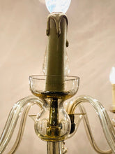 Load image into Gallery viewer, 1950s Czech Bohemian Crystal Glass Chandelier