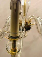 Load image into Gallery viewer, 1950s Czech Bohemian Crystal Glass Chandelier