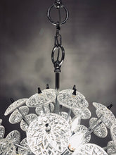 Load image into Gallery viewer, 1960s Val St Lambert Cut Glass Sputnik Chandelier