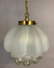 Load image into Gallery viewer, 1960s Bubble Glass Glashütte Limburg Pendant
