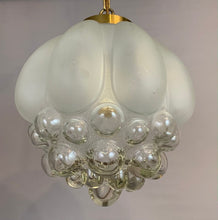 Load image into Gallery viewer, 1960s Bubble Glass Glashütte Limburg Pendant