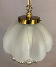 Load image into Gallery viewer, 1960s Bubble Glass Glashütte Limburg Pendant