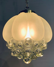 Load image into Gallery viewer, 1960s Bubble Glass Glashütte Limburg Pendant