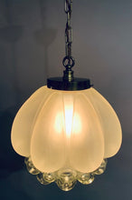 Load image into Gallery viewer, 1960s Bubble Glass Glashütte Limburg Pendant