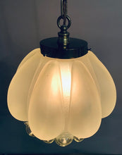Load image into Gallery viewer, 1960s Bubble Glass Glashütte Limburg Pendant