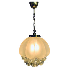 Load image into Gallery viewer, 1960s Bubble Glass Glashütte Limburg Pendant