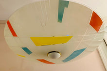 Load image into Gallery viewer, 1960s Czech Napako Glass Pendant Light