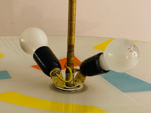 Load image into Gallery viewer, 1960s Czech Napako Glass Pendant Light