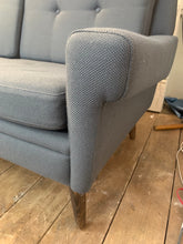 Load image into Gallery viewer, 1960s Danish 3-Seater Svend Skipper Blue Grey Sofa