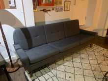 Load image into Gallery viewer, 1960s Danish 3-Seater Svend Skipper Blue Grey Sofa