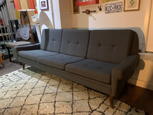 Load image into Gallery viewer, 1960s Danish 3-Seater Svend Skipper Blue Grey Sofa