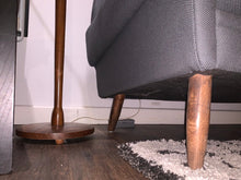 Load image into Gallery viewer, 1960s Danish 3-Seater Svend Skipper Blue Grey Sofa