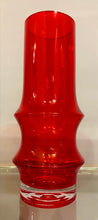 Load image into Gallery viewer, 1960s Finnish Riihimaki Red Vase by Tamara Aladin