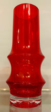 Load image into Gallery viewer, 1960s Finnish Riihimaki Red Vase by Tamara Aladin