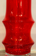 Load image into Gallery viewer, 1960s Finnish Riihimaki Red Vase by Tamara Aladin