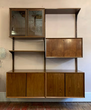 Load image into Gallery viewer, 1960s Danish Rosewood Wall Unit by Poul Cadovius