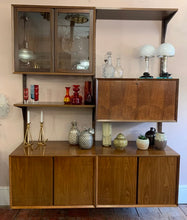 Load image into Gallery viewer, 1960s Danish Rosewood Wall Unit by Poul Cadovius