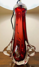 Load image into Gallery viewer, 1960s Seguso Style Ruby Red Table Lamp